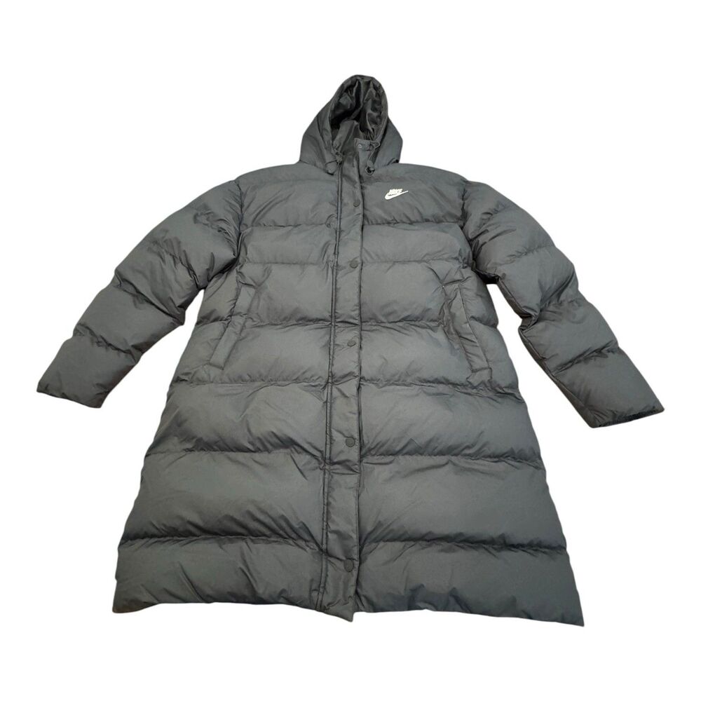 Nike Sportswear Metro Puffer Therma-FIT Loose Hooded Parka Black FD8272 Sz M